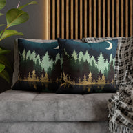 Star Forest Reflection - Decorative Pillow Cover