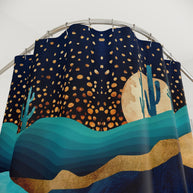 Indigo Desert Night - Shower Curtain