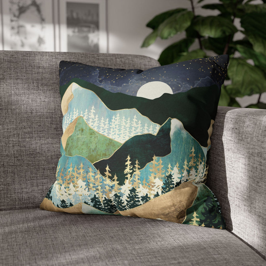 Spring Night Vista - Decorative Pillow Cover