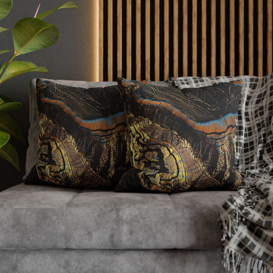 Golden Canyons - Decorative Pillow Cover