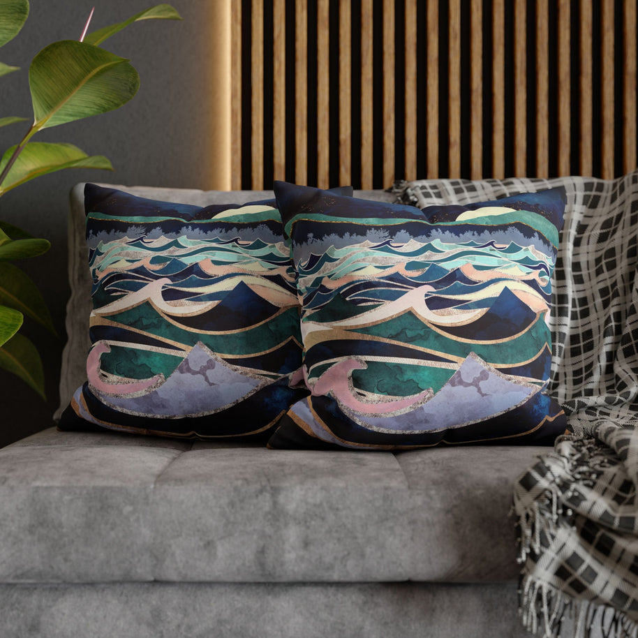 Moonlit Ocean - Decorative Pillow Cover