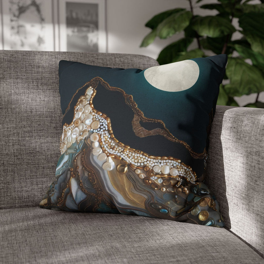 Jewel Mountain - Decorative Pillow Cover