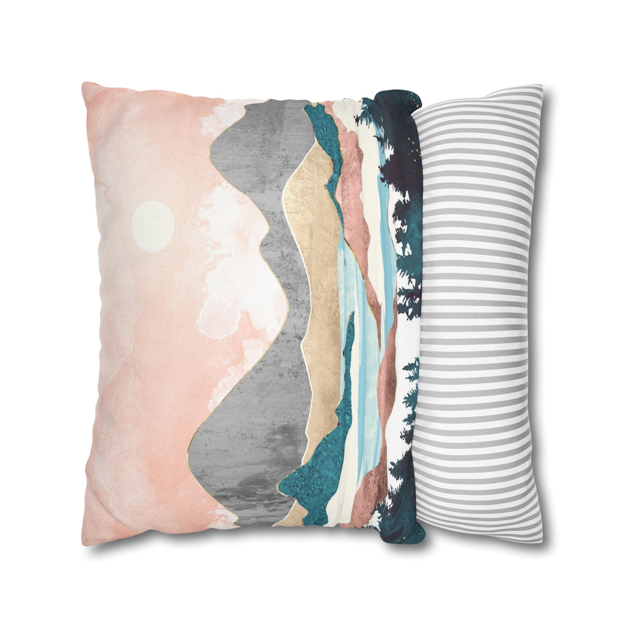 Lake Sunrise - Decorative Pillow Cover