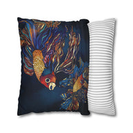 Metallic Betta Fish - Decorative Pillow Cover