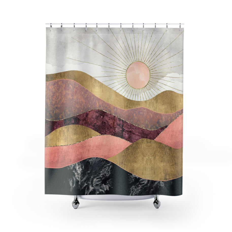 Blush Sun - Shower Curtain