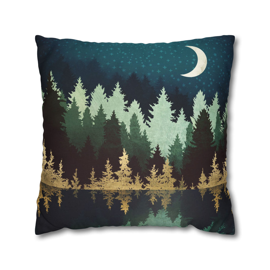 Star Forest Reflection - Decorative Pillow Cover