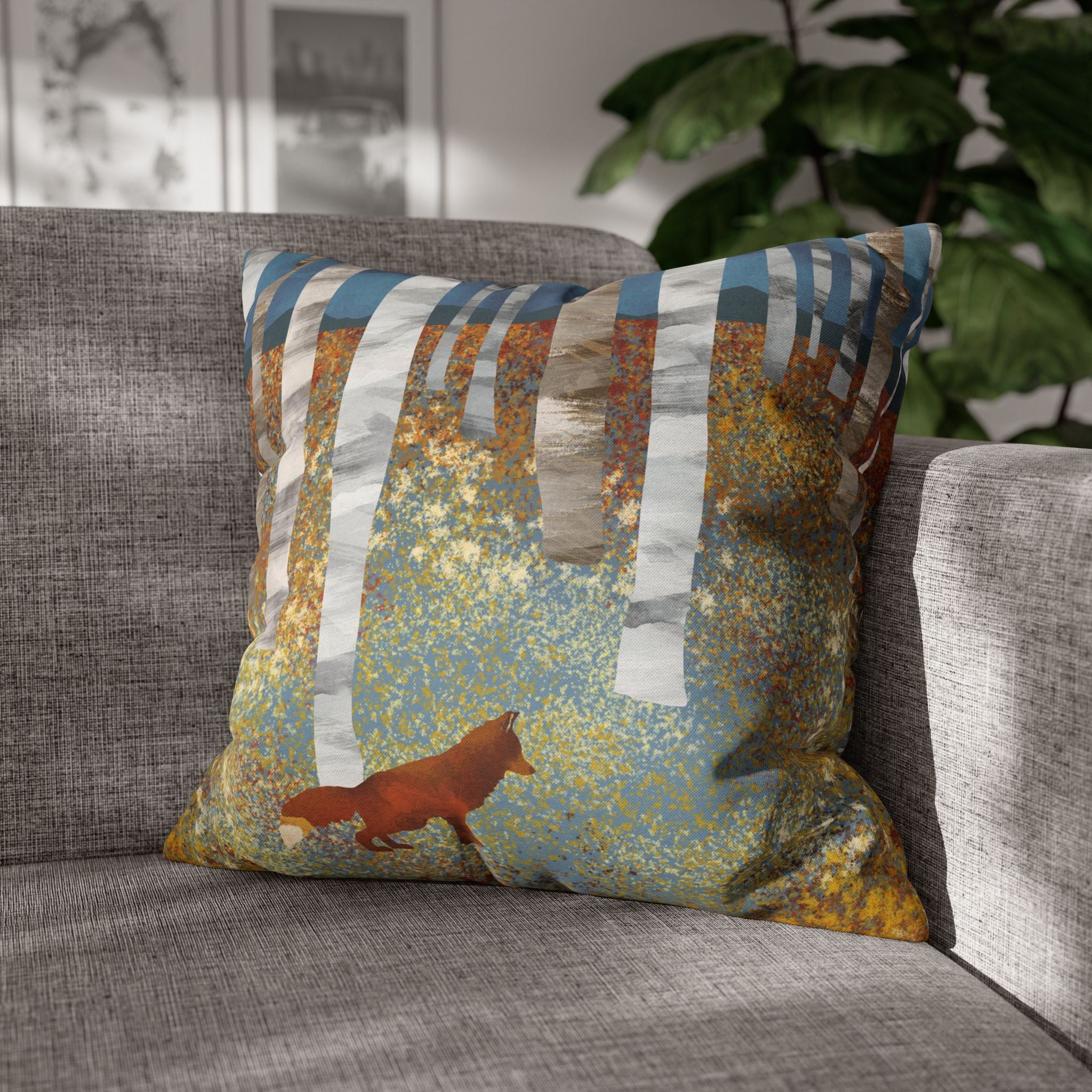 Autumn Fox - Decorative Pillow Cover