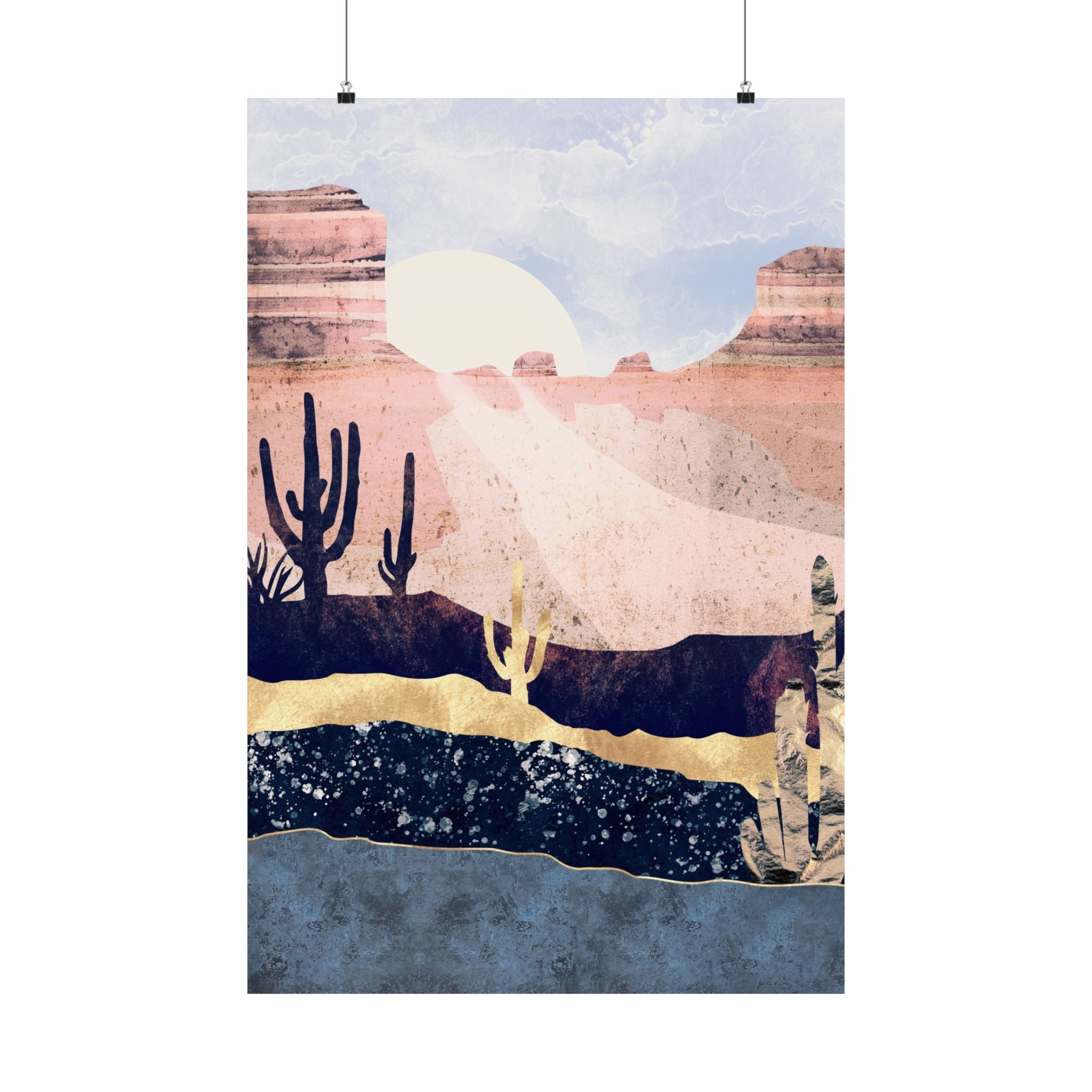 Autumn Desert - Poster Print - No Frame