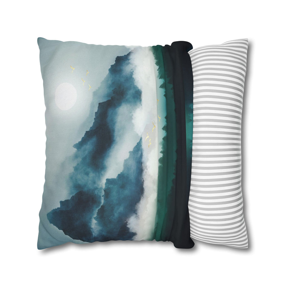 Midnight Moon Reflection - Decorative Pillow Cover