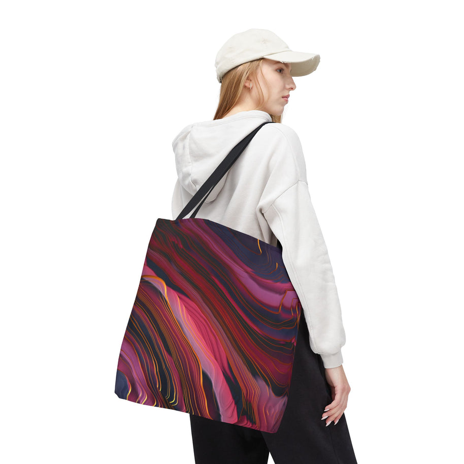 Plum Abstract - Tote Bag