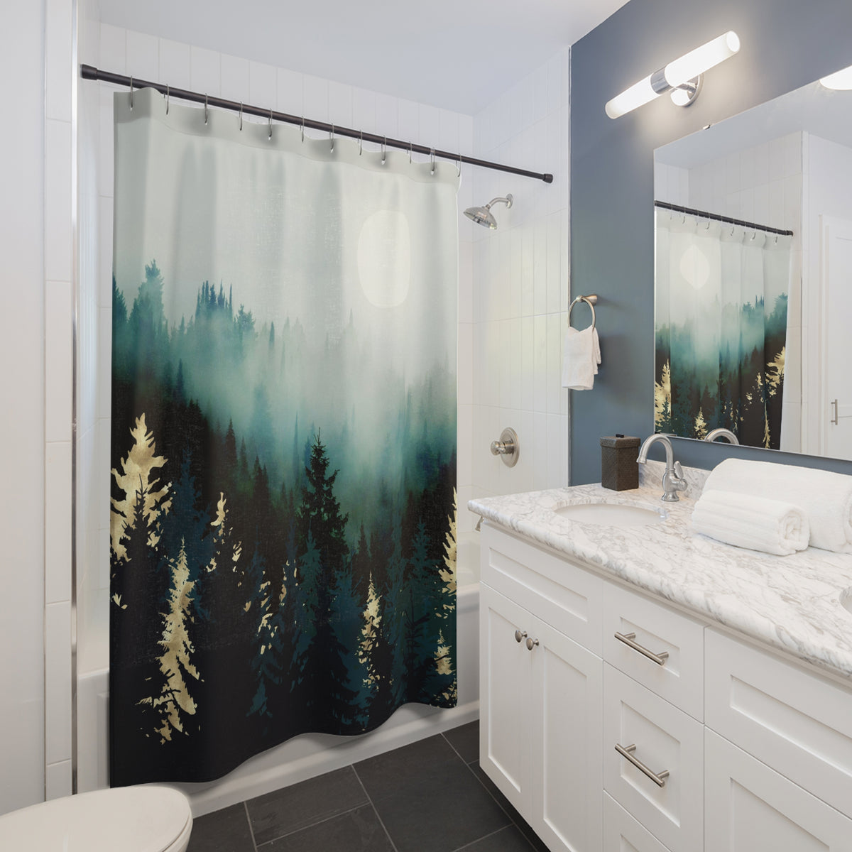 Forest Glow - Shower Curtain