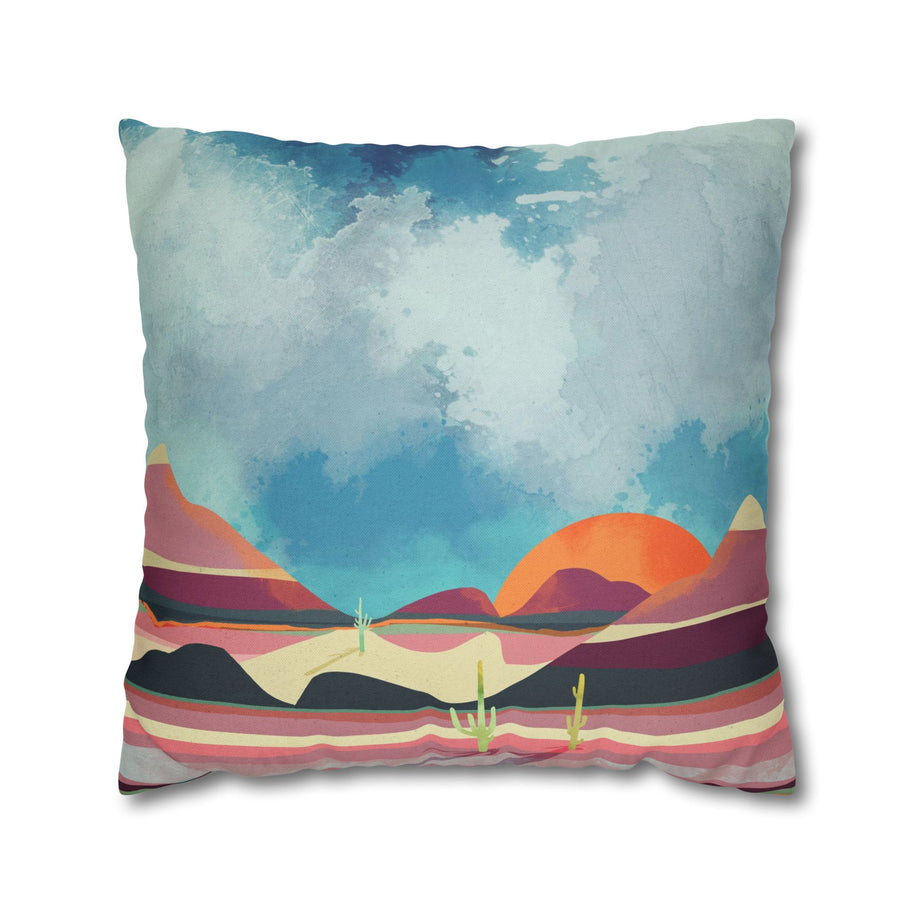 Pink Desert Glow - Decorative Pillow Cover