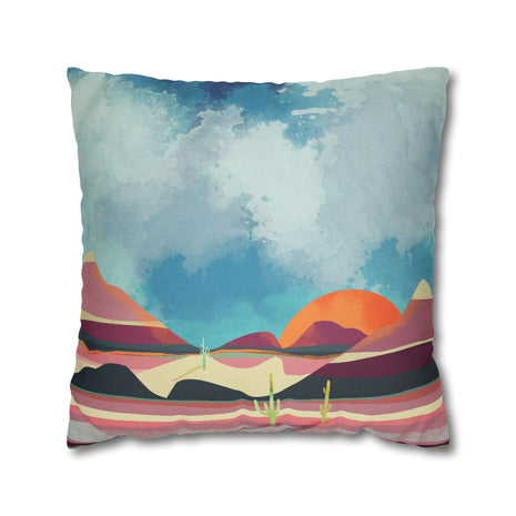 Pink Desert Glow - Decorative Pillow Cover