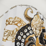 Metallic Octopus - Shower Curtain