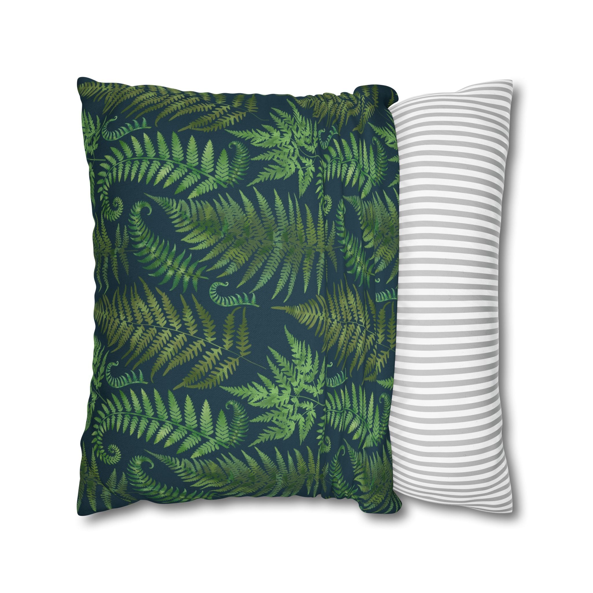 Blue Ferns - Decorative Pillow Cover