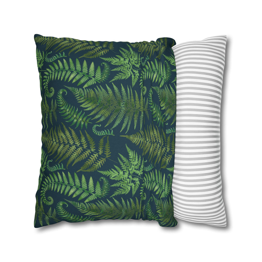 Blue Ferns - Decorative Pillow Cover