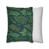 Blue Ferns - Decorative Pillow Cover