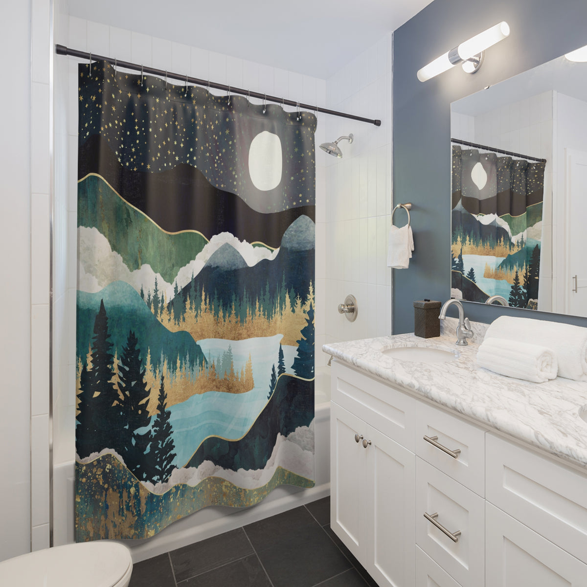 Star Lake - Shower Curtain