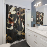 Metallic Koi IV - Shower Curtain
