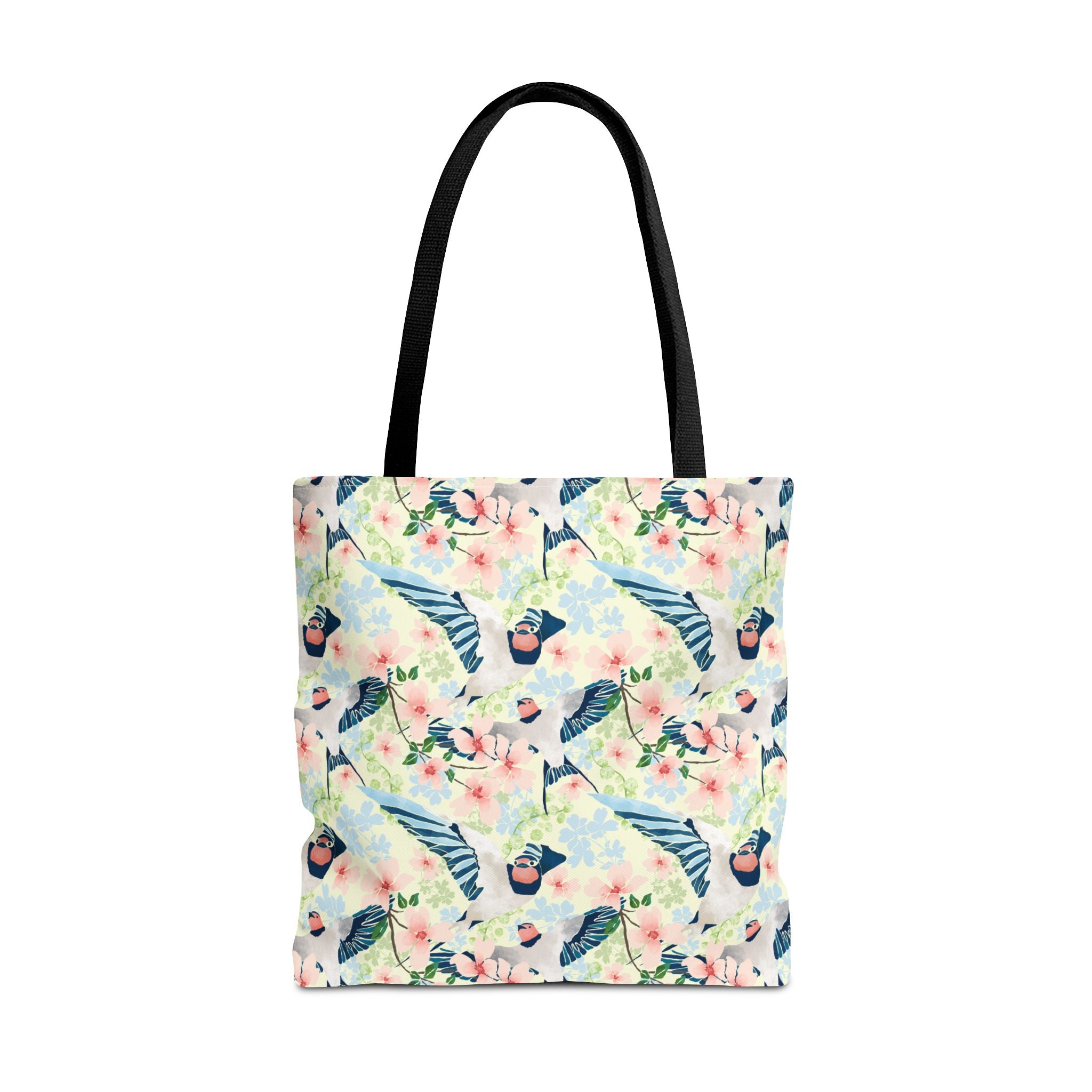 Swallows and Blossoms with Yellow - Tote Bag