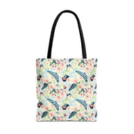 Swallows and Blossoms with Yellow - Tote Bag