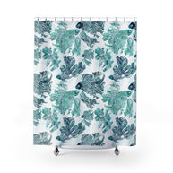 Betta Fish Blue and Teal - Shower Curtain