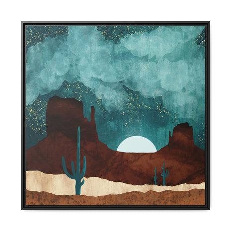 Desert Night - Matte Canvas, Framed (Multi-color)