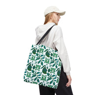 Organic Shapes Botanical Blue and Green - Tote Bag