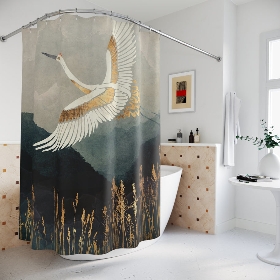 Elegant Flight - Shower Curtain