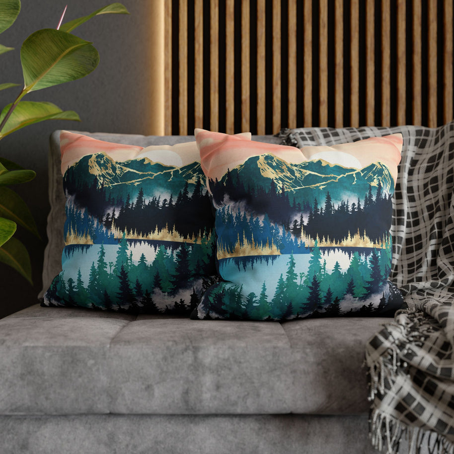 Lake Mist - Decorative Pillow Cover
