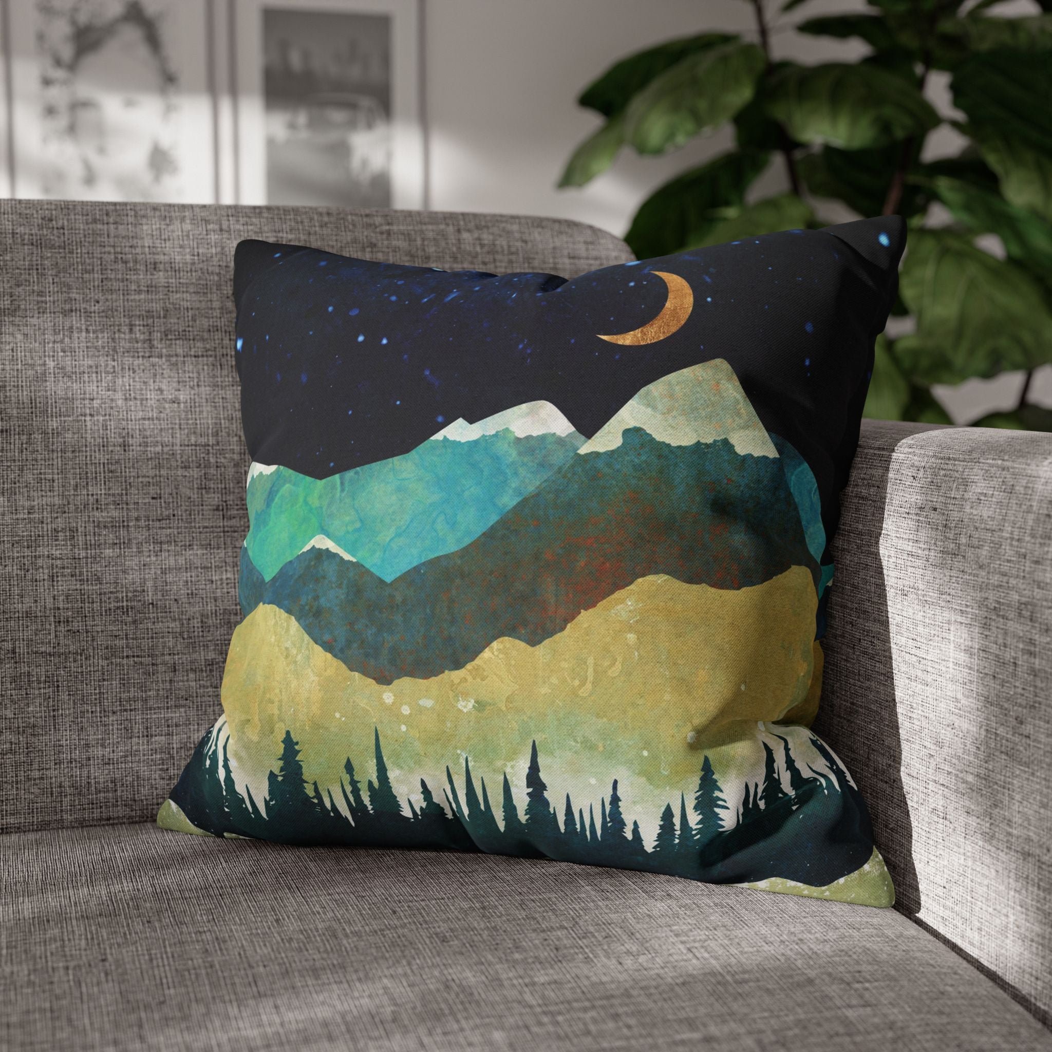 Snowy Night - Decorative Pillow Cover