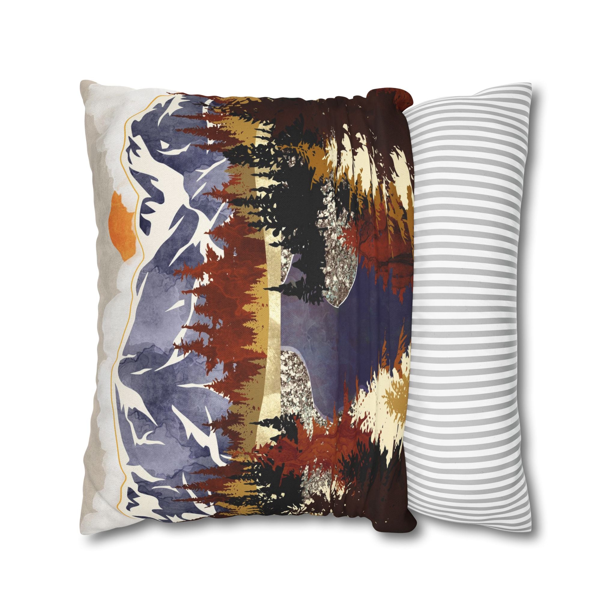 Autumn River - Decorative Pillow Cover