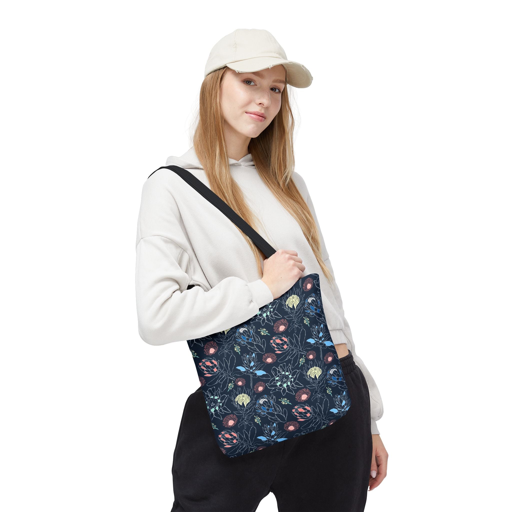 Proteas with Navy and Color Pop - Tote Bag