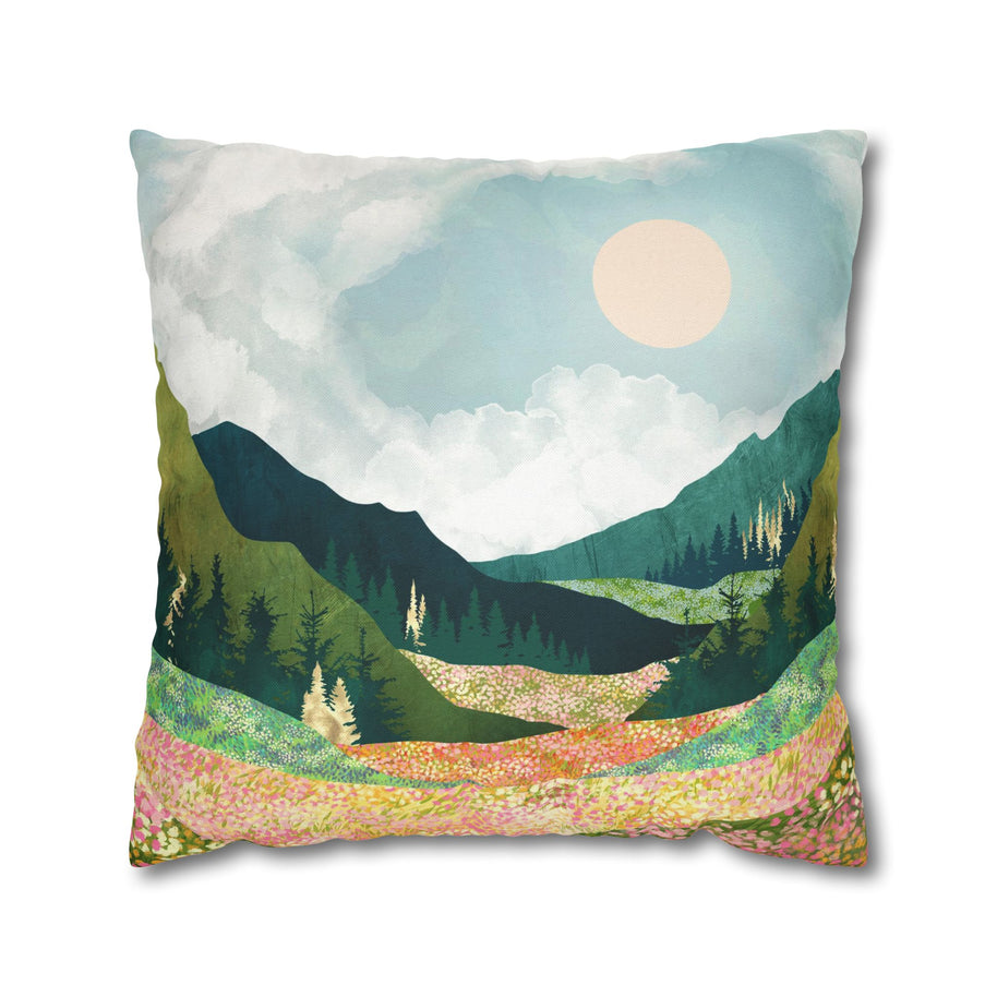 Spring Flower Vista - Decorative Pillow Cover