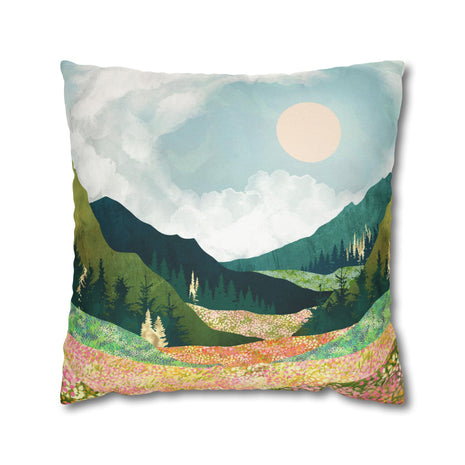 Spring Flower Vista - Decorative Pillow Cover