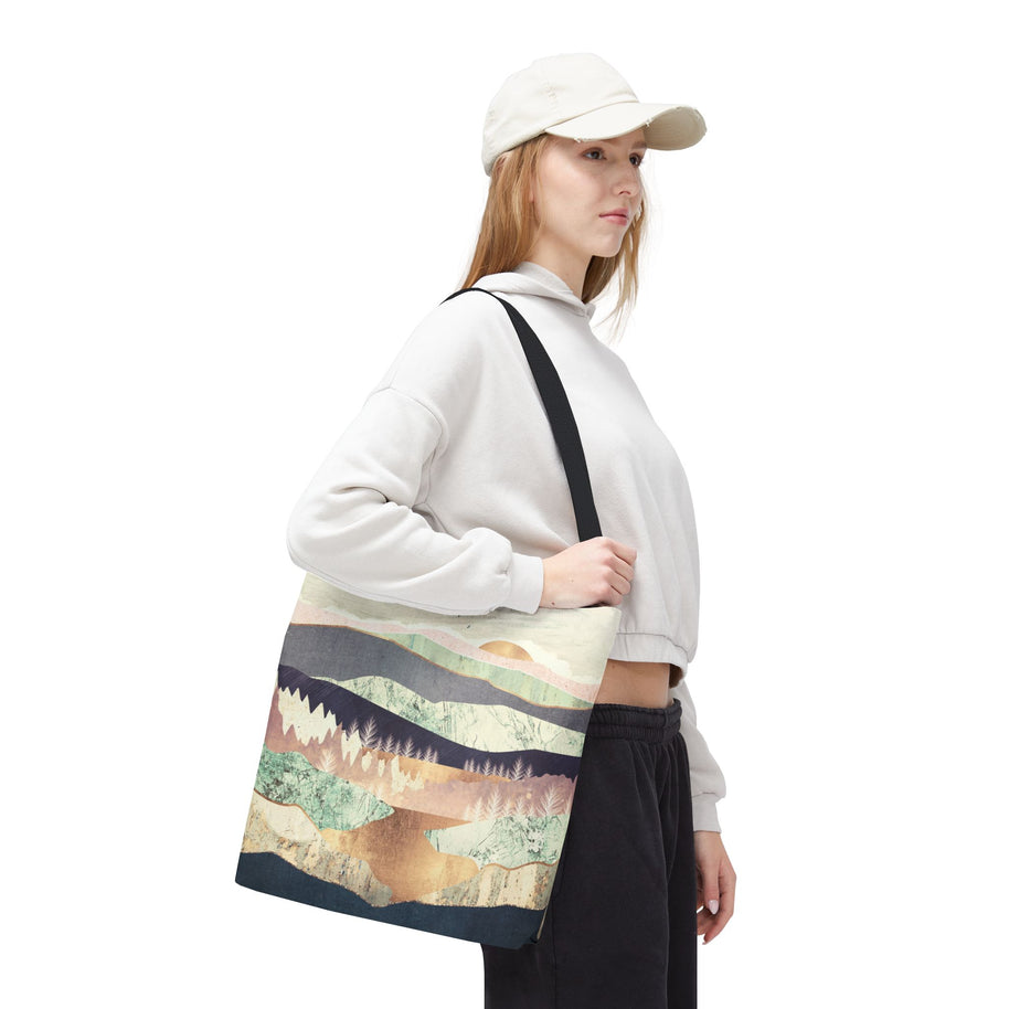 Golden Spring Reflection - Tote Bag