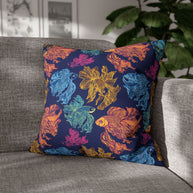 Betta Fish Pattern-Color Pop Version - Decorative Pillow Cover