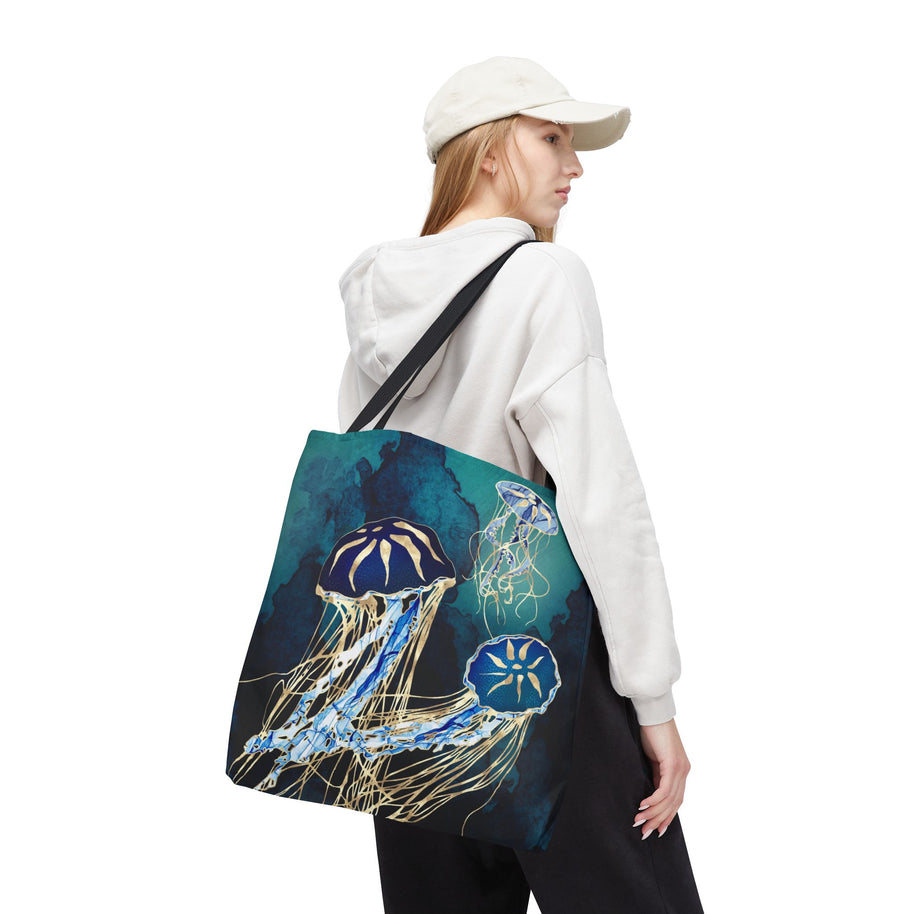 Metallic Jellyfish III - Tote Bag