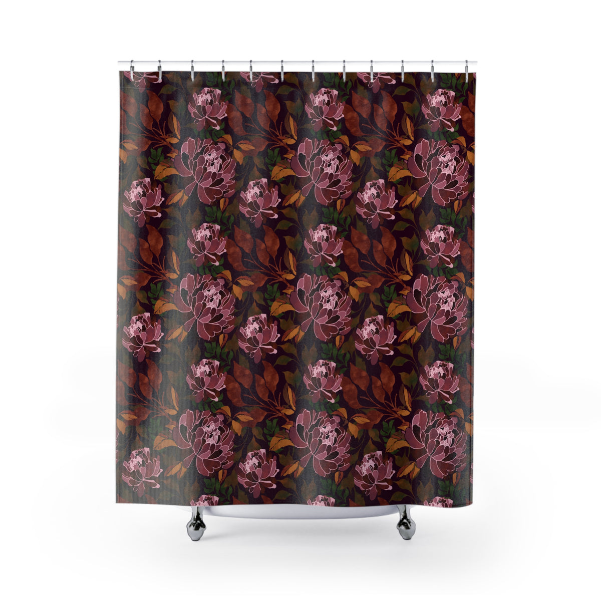Autumn Flowers II - Shower Curtain