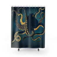 Metallic Octopus IV - Shower Curtain