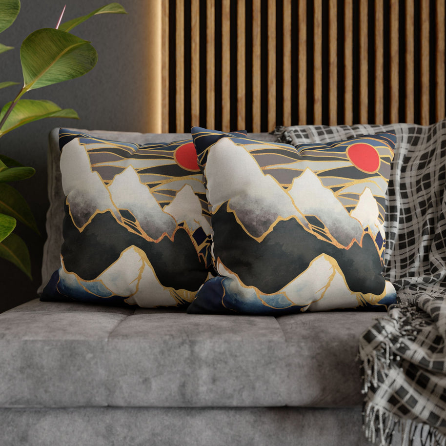 Ice Mountains - Decorative Pillow Cover