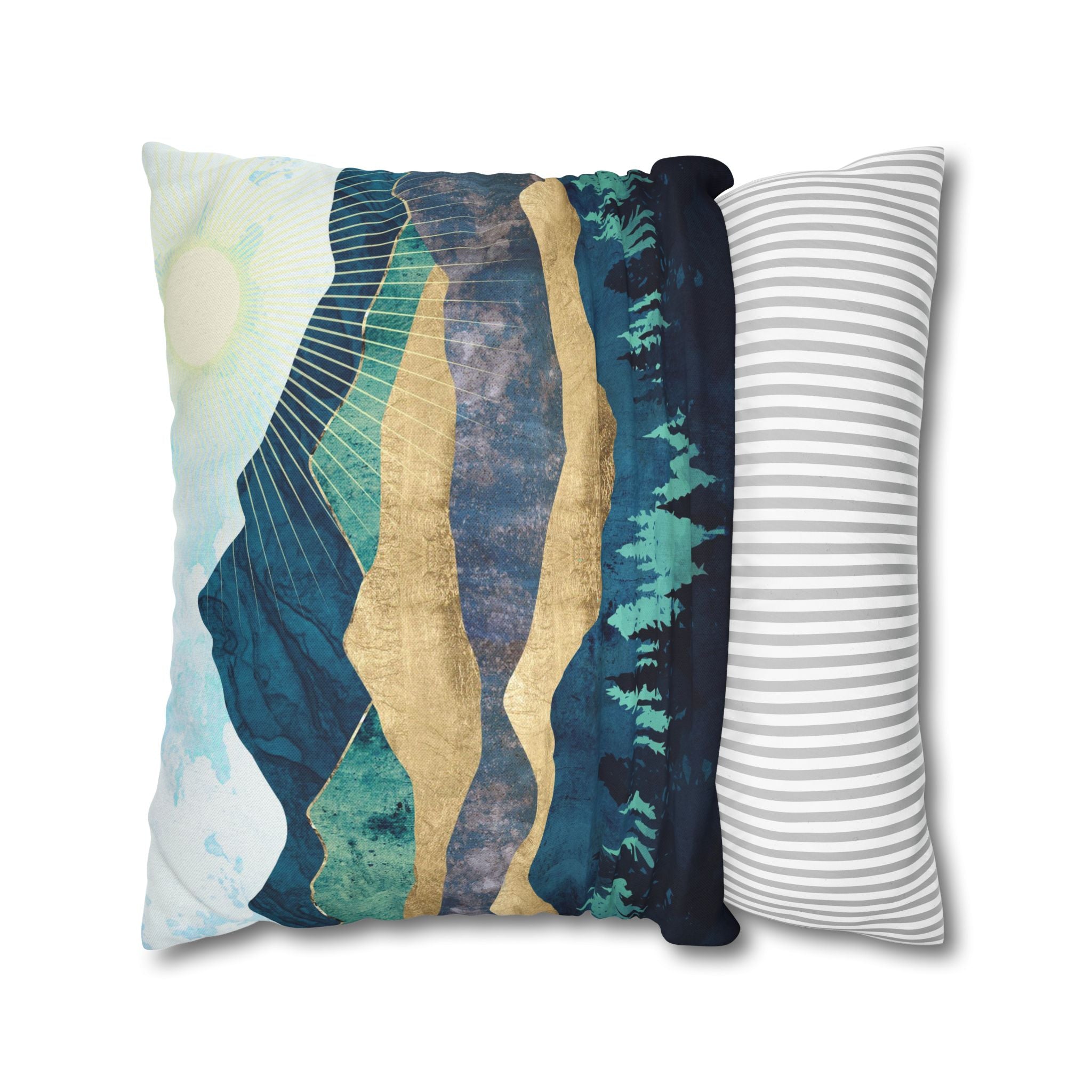 Blue Forest - Decorative Pillow Cover