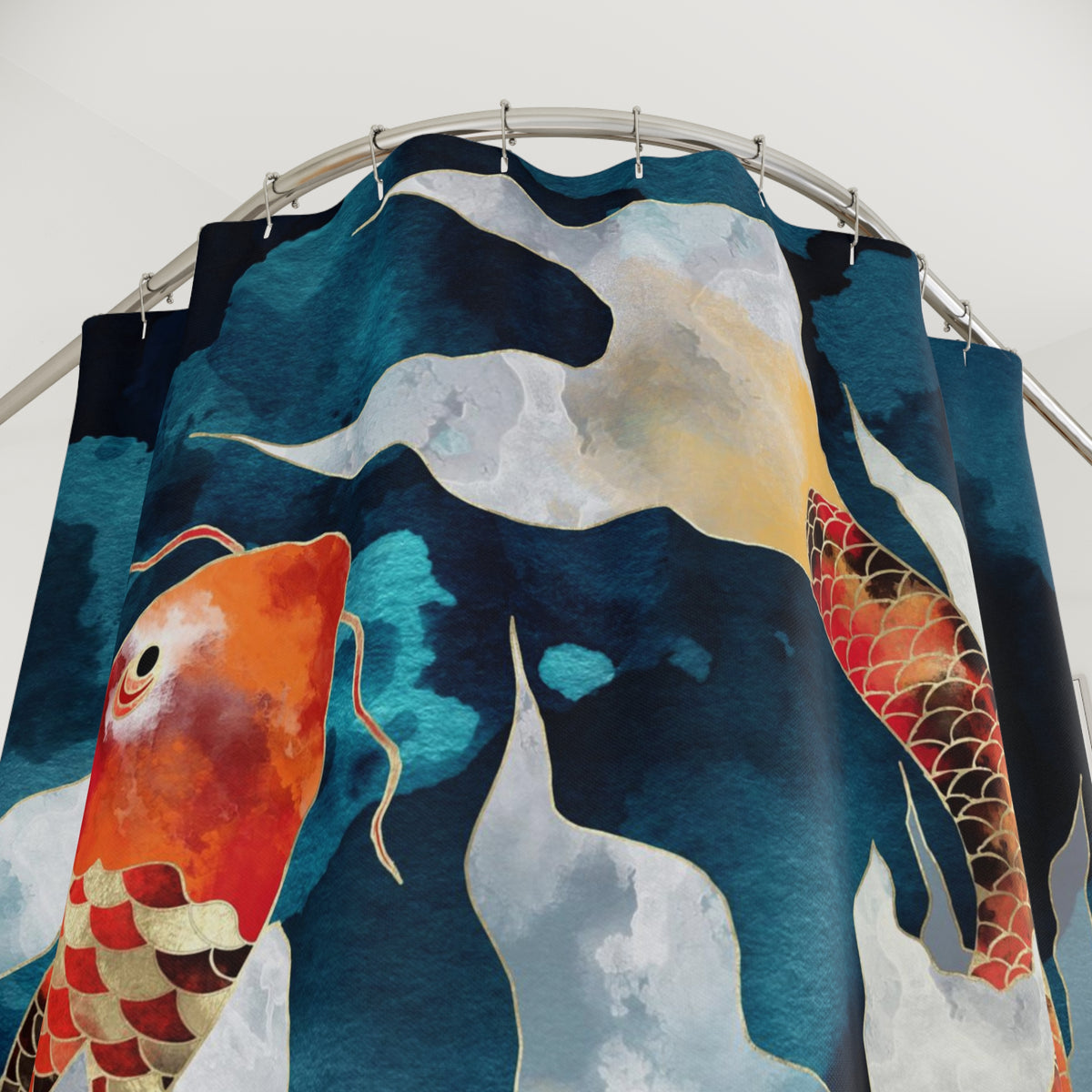 Metallic Koi II - Shower Curtain