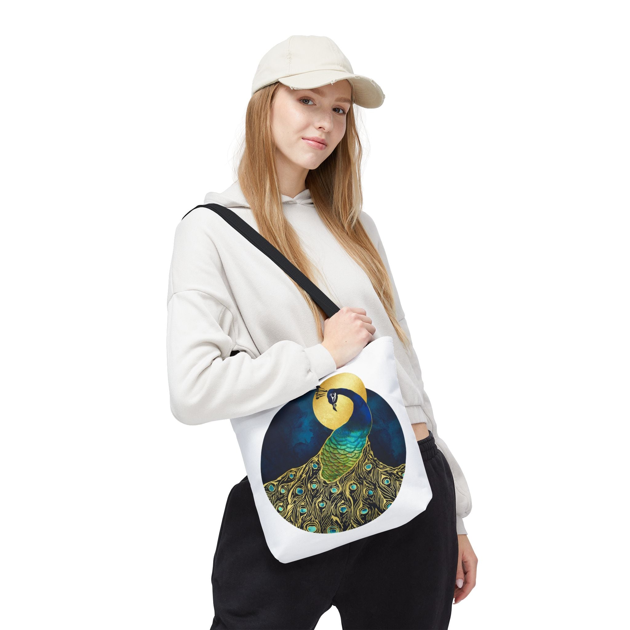 Golden Peacock - Tote Bag