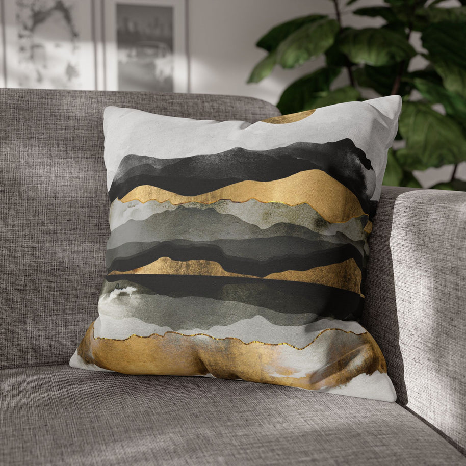 Golden Spring Moon - Decorative Pillow Cover