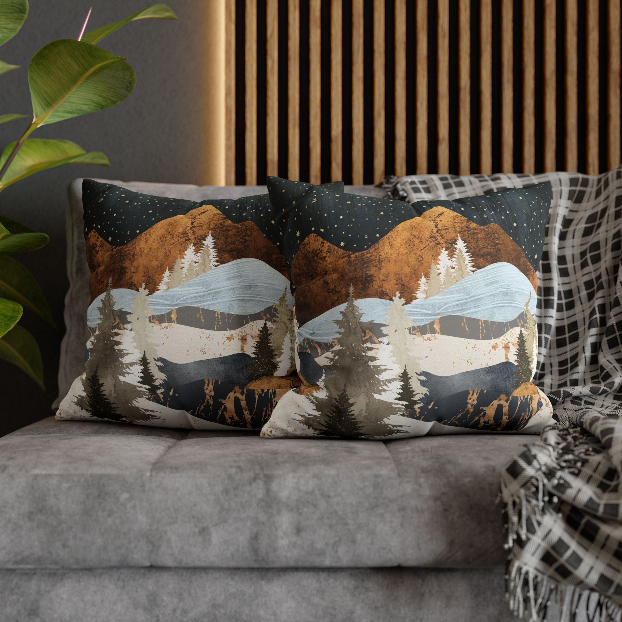 Winter Stars - Decorative Pillow Cover
