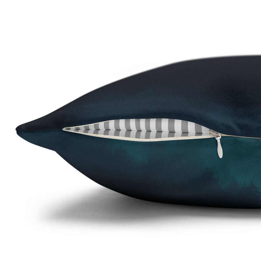 Midnight Moon Reflection - Decorative Pillow Cover