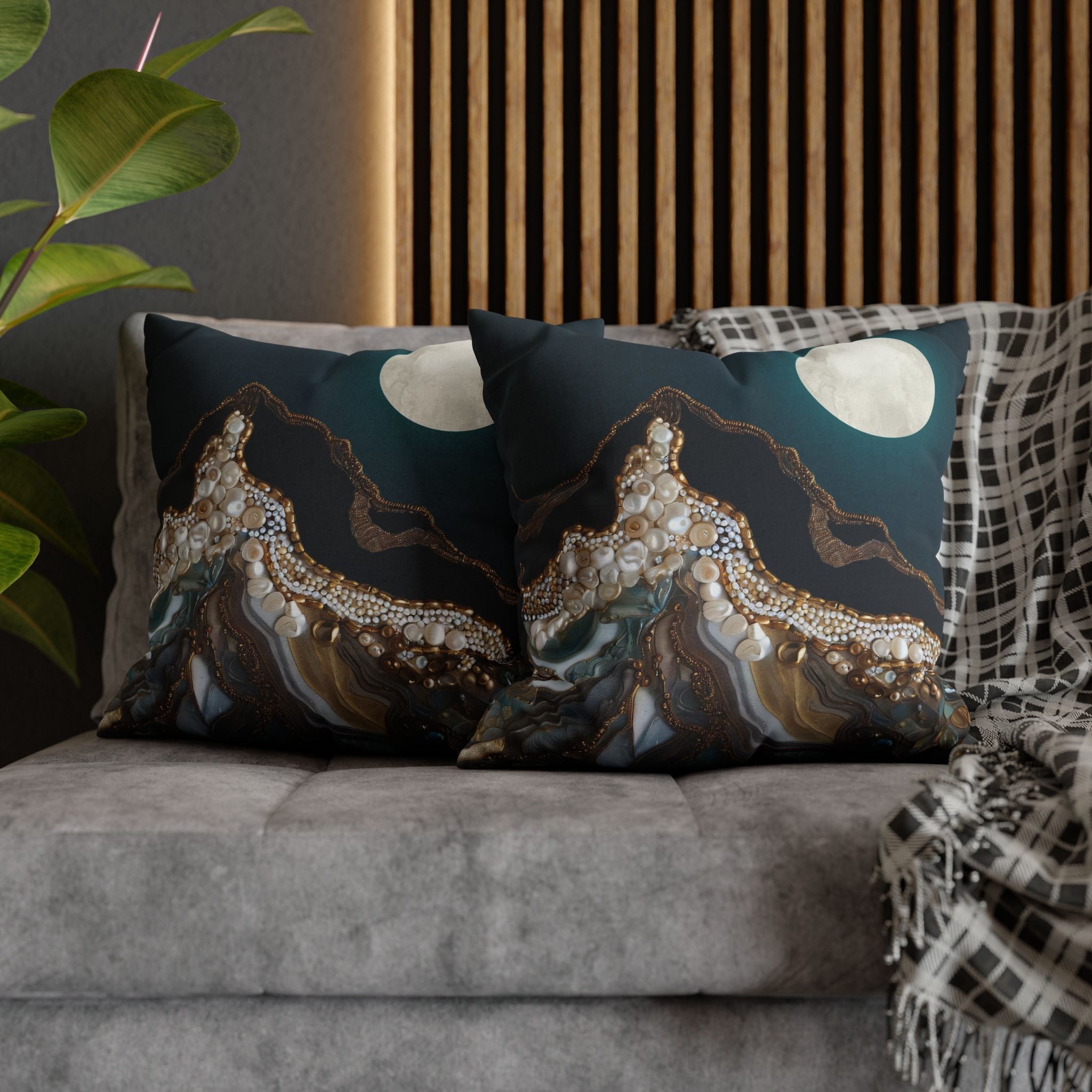 Jewel Mountain - Decorative Pillow Cover