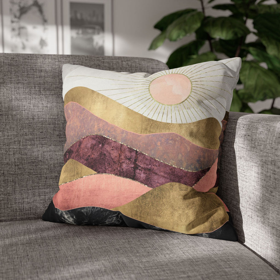 Blush Sun - Decorative Pillow Cover