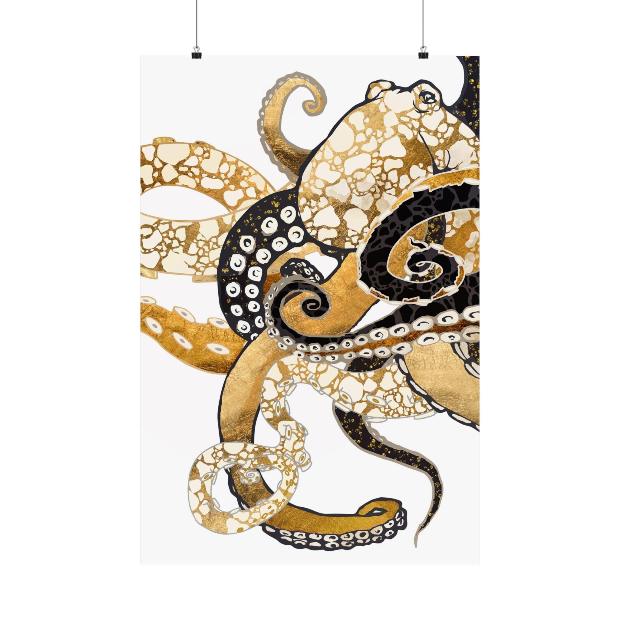 Metallic Octopus - Poster Print - No Frame